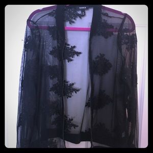 Torrid Mesh/Lace bomber jacket
